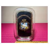 English Vintage Glass Paperweight 1900's