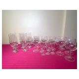 Assorted Glassware/Stemware