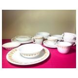 Vintage Corelle Butterfly Gold Serving Dishes