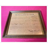 Civil War Parole Document 1865