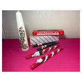 Vintage Christmas Candles with Boxes