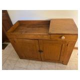 Antique Wooden Dry Sink Cabinet