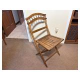 Vintage Wooden Folding Chair