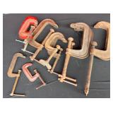 Vintage Metal C-Clamps