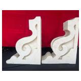 Pair of Vintage Wood Corbels