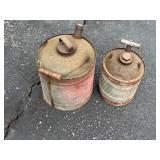 Vintage Metal Gas Cans
