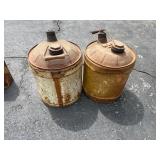 Vintage Metal Gasoline Cans