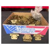 Vintage Brass Cabinet Hinges