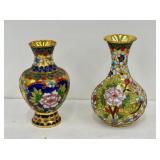 cloisonne vases
