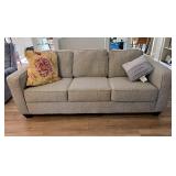 Tweed Track-Arm Three-Seat Sofa