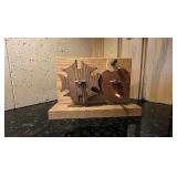 Wooden Moving Gear Set