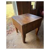 Large Antique Butcher Block 