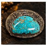 Large Sterling Belt Buckle