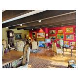 Grand Salon with Art and Antique Furniture