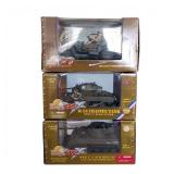 Three Ultimate Soldier 21st Century Toys Military Vehicles MB Jeep