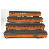 Milwaukee Road 4pc Passenger Car Set