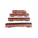 4 Rivarossi Southern Pacific Locomotive and Passenger Trains