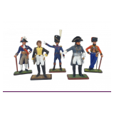Made In Russia 5 French Revolutionary Napoleonic Military Figures