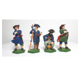 Four St Petersburg Russian Made Pirate Figure