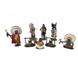 Charben GRB, delPrado, Valiant, Native American Indian Figures