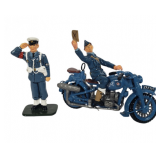 King & Country Glossy "RAFGC2" - WW2 Dispatch Rider & MP