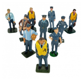 Ten RAF Figures Two Mechanics