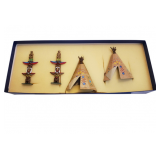 Charlene GRB High Gloss Native Totem Poles, & TeePee