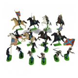 Britains Deetail 1971 Union & Confederate Mounted & Action Soldiers
