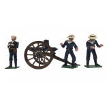 Blenheim Royal Navy Brigade With Gatling Gun