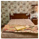 Queen bed with mattress 