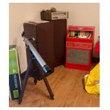 Speakers and child’s record player