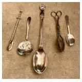 Silver serving pieces
