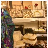 Scarves and purses