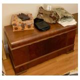 Cedar chest with drawer