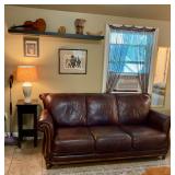 Leather sofa