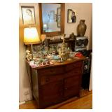 Oak buffet