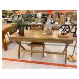Desk, Chair, Tabletop Decor