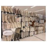 Over 500 throw pillows