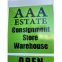 AAA Estate Consignment Store Warehouse Metairie Friday and Saturday 9 AM till Noon