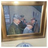 Men w/ Hats Painting