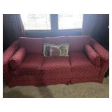 Red Print Sofa