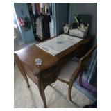 White & Blue Desk Set