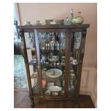 Curio Cabinet (interior contents for sale)