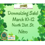 It's Your Lucky Day! Marvelous Moving Sale Located In Nitro!