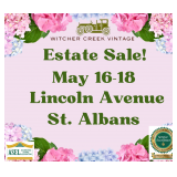 Join Us In St. Albans For A Marvelous May Estate Sale!