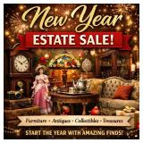 Kick off the New Year at our Estate Sale