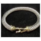 David Yurman, Sterling & 14K Gold