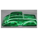 V. Nason & Co. Emerald Green Art Glass 