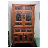 Antique Chinese Wedding Cabinet 