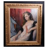 Ramon Pichot Despertar Sounded Portrait Painting 